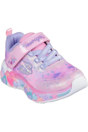 Skechers Lauflernschuh »ETERNAL HEART LIGHTS«, Blink,-Klettschuh mit Herz-Applikation, Größenschablone zum Download