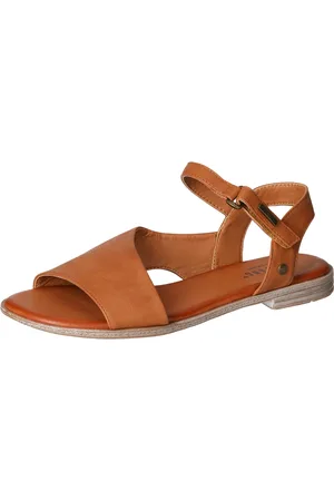 Mustang Sandale, Sommerschuh, Sandalette, Riemchensandale in asymmetrischer Form