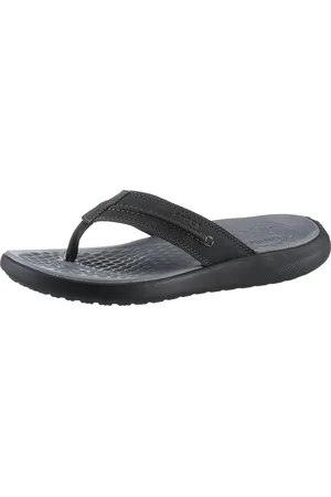 Crocs Zehentrenner »Yukon Vista II Flip«, Sandale, Sommerschuh mit Ziernaht
