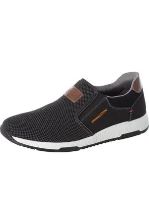 Rieker Slip-On Sneaker, Casual Slipper, Freizeitschuh, Schlupfschuh mit Kontrastnaht