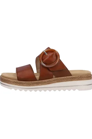 Remonte Pantolette, Keilabsatz, Sommerschuh, Schlappen mit Zierschnalle