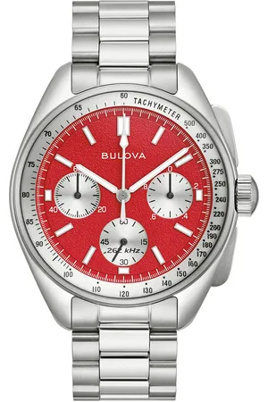 BULOVA Chronograph »Lunar Pilot«, Quarzuhr, Armbanduhr, Herrenuhr, Edelstahlarmband