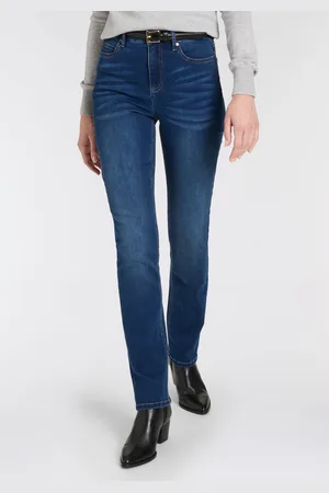 ARIZONA Gerade Jeans »Ultra-Stretch«, normale Passform, Comfort Fit, Used-Look-Waschung