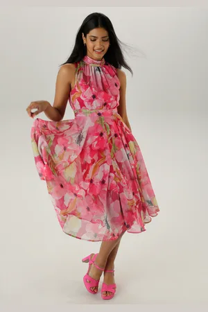 Aniston Chiffonkleid, mit traumhafter, floraler Musterung - NEUE KOLLEKTION