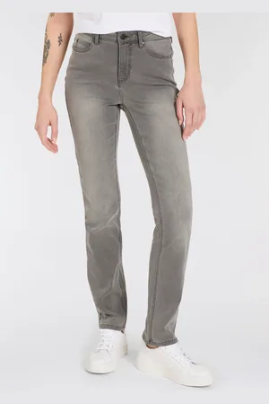 ARIZONA Gerade Jeans »Ultra-Stretch«, normale Passform, Comfort Fit, Used-Look-Waschung
