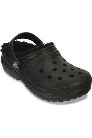 Crocs Clog »Classic Lined Clog«, Kindergartenschuh, Hausschuh mit kuscheligem Futter