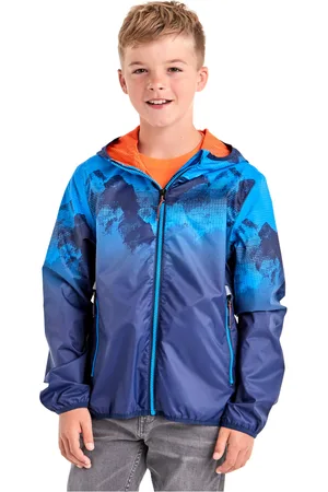 Killtec Outdoorjacke »Lyse BYS JCKT B«, Leichte, wasserdichte Kinderjacke, klein verpackbar, cooles Muster