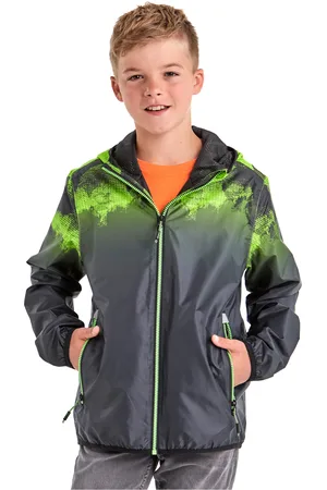 Killtec Outdoorjacke »Lyse BYS JCKT B«, Leichte, wasserdichte Kinderjacke, klein verpackbar, cooles Muster