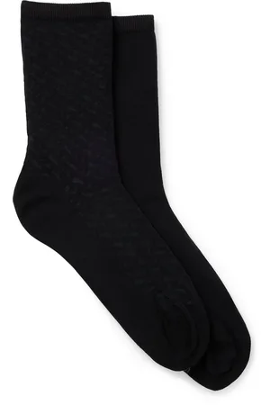 HUGO BOSS Freizeitsocken »2P RS Monogram CC«, (Packung, 2 Paar, 2er-Pack), aus weicher Baumwollmischung
