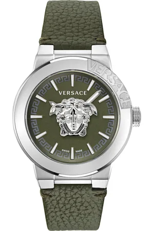 VERSACE Quarzuhr »MEDUSA INFINITE GENT«, Armbanduhr, Herrenuhr, Swiss Made, Leuchtzeiger, Saphirglas, analog