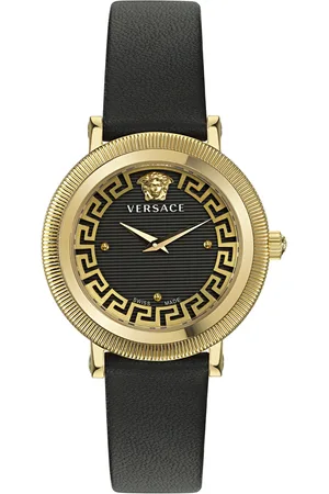 VERSACE Quarzuhr »GRECA FLOURISH«, Armbanduhr, Damenuhr, Saphirglas, Swiss Made, analog