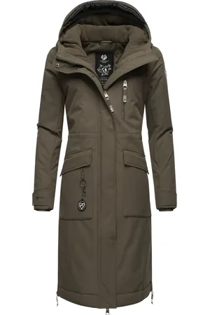 Ragwear Wintermantel »Wintermantel Refutura Remake«, wasserdichte Winterjacke aus recycelten Materialien