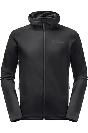 Jack Wolfskin Fleecejacke »BAISELBERG HOODED FZ M«, mit Kapuze