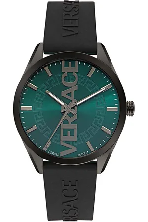VERSACE Quarzuhr »V-VERTICAL«, Armbanduhr, Herrenuhr, Swiss Made, Leuchtzeiger, Saphirglas, analog