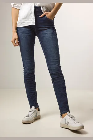 CECIL Slim-fit-Jeans »Style Vicky«, in blauer Waschung