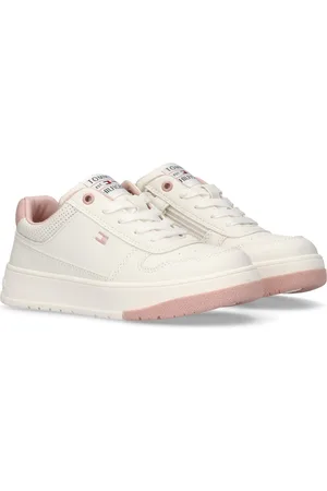 Tommy Hilfiger Sneaker, Retro Sneaker, Basekt Sneaker, Schnürschuh mit farbiger Sohle