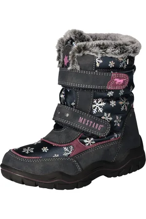 Mustang Winterstiefel, Winterstiefel, Klettstiefel in bequemer Weite