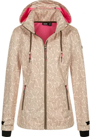DEPROC-Active Softshelljacke »SHELBY PEAK XV WOMEN«, mit abnehmbarer Kapuze