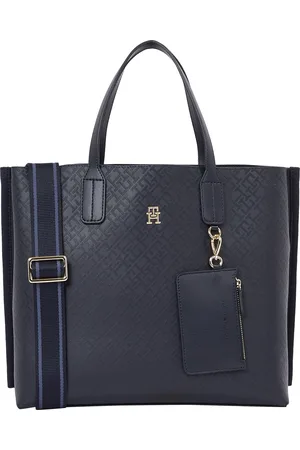 Tommy Hilfiger Henkeltasche »TH DISTINCT SATCHEL MONO«, Damen Umhängetasche mit abnehmbarer Reißverschluss-Außentasche