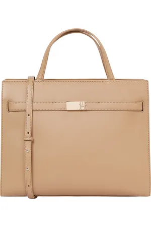 Tommy Hilfiger Messenger Bag »TH HERITAGE WORKBAG«, Damen Henkeltasche, Schultertasche, Umhängetasche mit Logo-Emblem