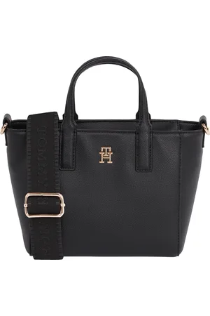 Tommy Hilfiger Shopper »TH SOFT LOGO MINI TOTE«, Damen Beuteltasche, Henkeltasche, Schultertasche mit TH-Logo