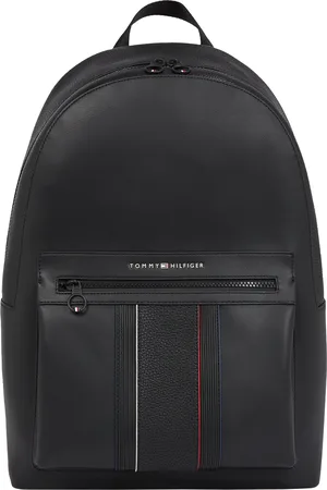 Tommy Hilfiger Rucksack »TH FOUNDATION BACKPACK«, Men Freizeitrucksack, Freizeit-Bag mit Vordertaschen-Fach