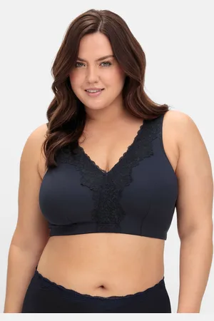 Sheego Bügelloser BH »BH ohne Bügel in Bustier-Form, mit Spitzenborte«