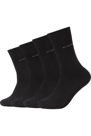 Camano Langsocken »ca-soft«, (4er Pack), mit dezentem Logodruck