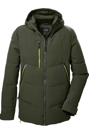 Killtec Steppjacke »KOW 1 MN QLTD JCKT«, Wasser- und windabweisende Funktionsjacke, Kapuze, recyceltes Material