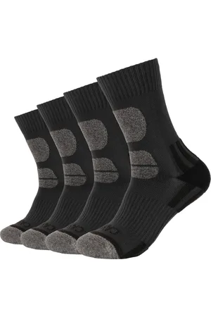 Camano Wandersocken »function«, (4er Pack), Funktionssocken, knöchelhalt anatomische Passform, Fußgewölbe-Stütze