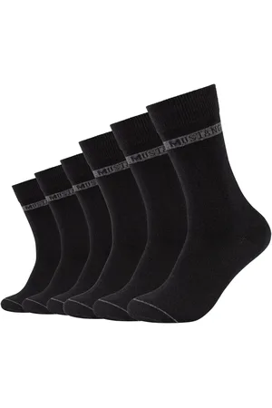 Mustang Socken »casual«, (6er Pack), mit Weicher und elastischer Komfortbund