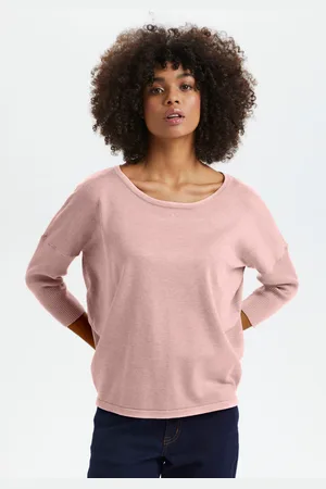 Saint Tropez Rundhalspullover »A2561, MilaSZ R-Neck«
