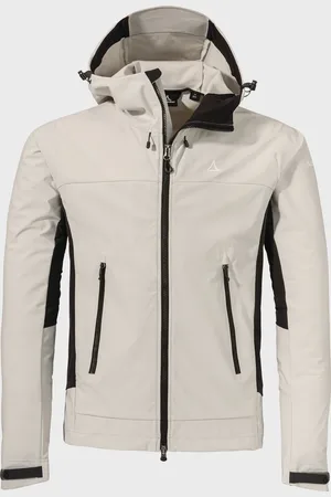 Schöffel Outdoorjacke »Mountain Softshell Jk Style Blaueis MNS«, mit Kapuze