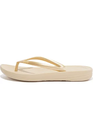 FitFlop Zehentrenner »IQUSHION«, Keilabsatz, Sommerschuh, Schlappen in schmaler Form