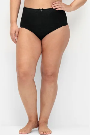 Sheego High-Waist-Slip »Doppelpack Taillenslips im Doppelpack, mit Spitzeneinsatz«, (2 St., 2er-Pack)