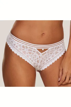 QS by s.Oliver Slip »Milene«, mit edlem Bund und modischem Accessoire vorne mittig