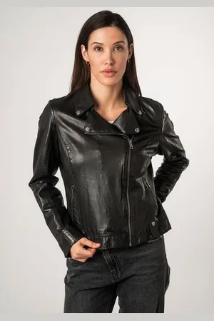 Mauritius Lederjacke »MWFayola«, mit Umlegekragen