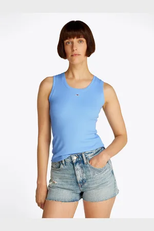 Tommy Hilfiger Tanktop »TJW ESSENTIAL RIB TANK EXT«, mit Logostickerei