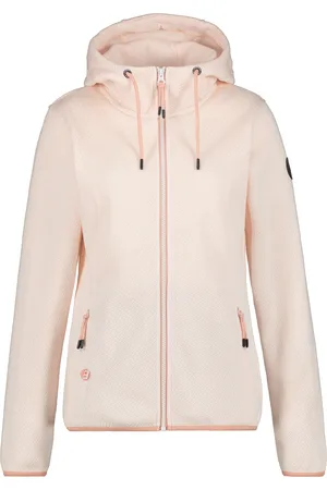 Icepeak Strickfleecejacke »D STRICKFLEECEJACKE ADRIAN«, (1 St.), mit Kapuze, Wärmend & schnell Trocknend & Atmungsaktiv