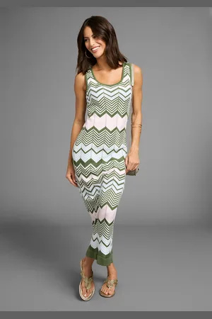 Laura Scott Strickkleid, in modischem Zickzack-Muster