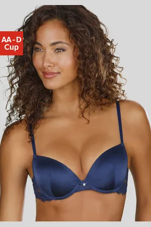 Lascana Push-up-BH »Alana«, aus edler Qualität mit hohem Seidenanteil und floraler Spitze, Dessous