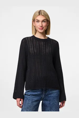 Pieces® Rundhalspullover »PCNUKA LS O-NECK KNIT NOOS BC«