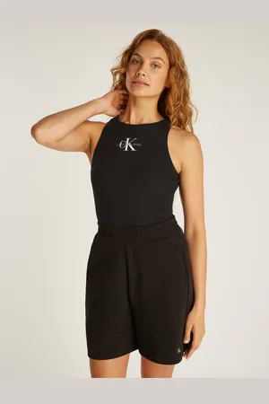 Calvin Klein Tanktop »MONOLOGO RIB TANK TOP«, mit Logostickerei