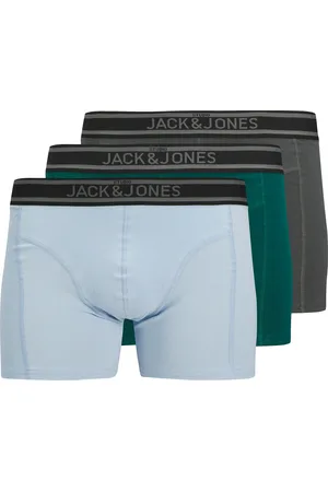 JACK & JONES Trunk »JACAIDEN SOLID TRUNKS 3 PACK SN«, (3 St.), mit Logo Schriftzug