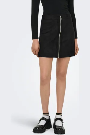 ONLY Minirock »ONLRITA FAUX SUEDE LIFE ZIP SKIRT OTW«