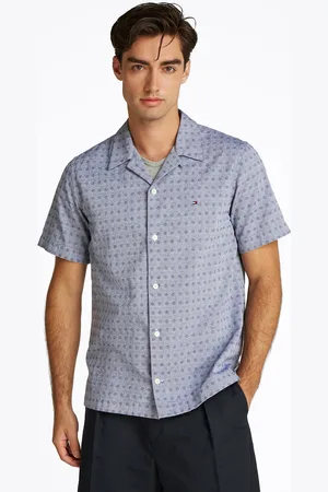 Tommy Hilfiger Kurzarmhemd »COTTON LINEN DOBBY SS RF SHIRT«