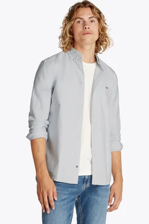 Tommy Hilfiger Langarmhemd »TJM SLIM STRIPE OXFORD SHIRT EXT«, Mit Button-Down-Kragen