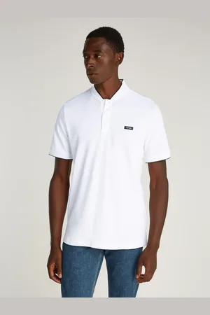 Calvin Klein Poloshirt »STRETCH PIQUE STAND COLLAR POLO«, mit kontrastfarbenen Kanten