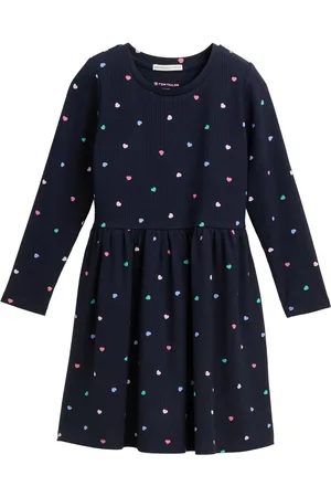 TOM TAILOR Skaterkleid, mit Herzchen-Allover-Muster