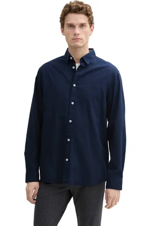 TOM TAILOR Langarmhemd, mit Logo Stickerei